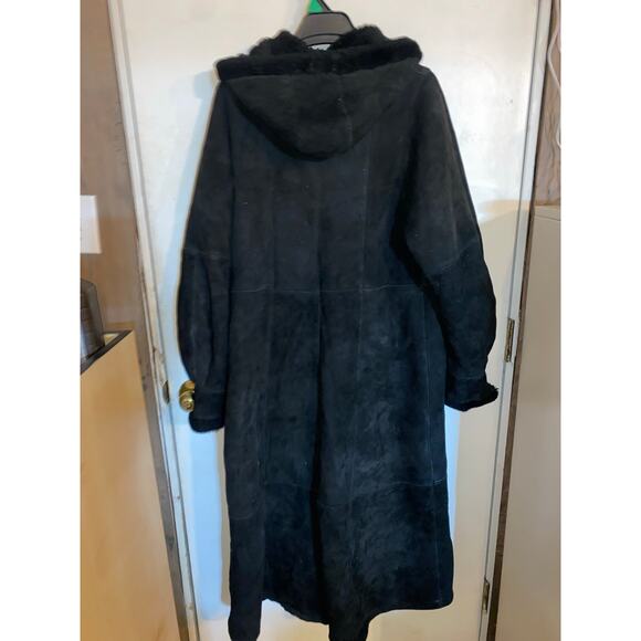 Birger Christensen Saks Fifth Avenue Fur Coat Black - Picture 6 of 8